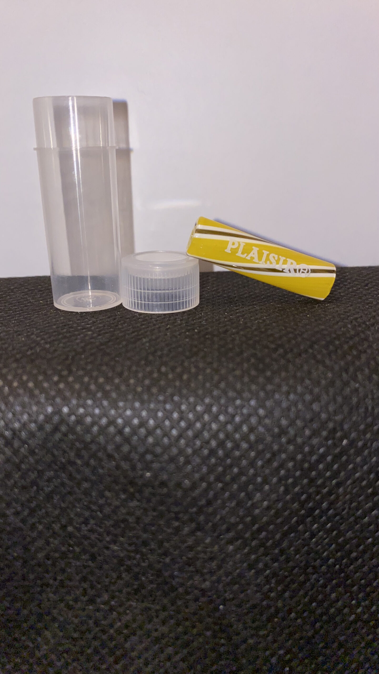 Plaisir Glastip 8mm x 3,5cm einzeln Gelb