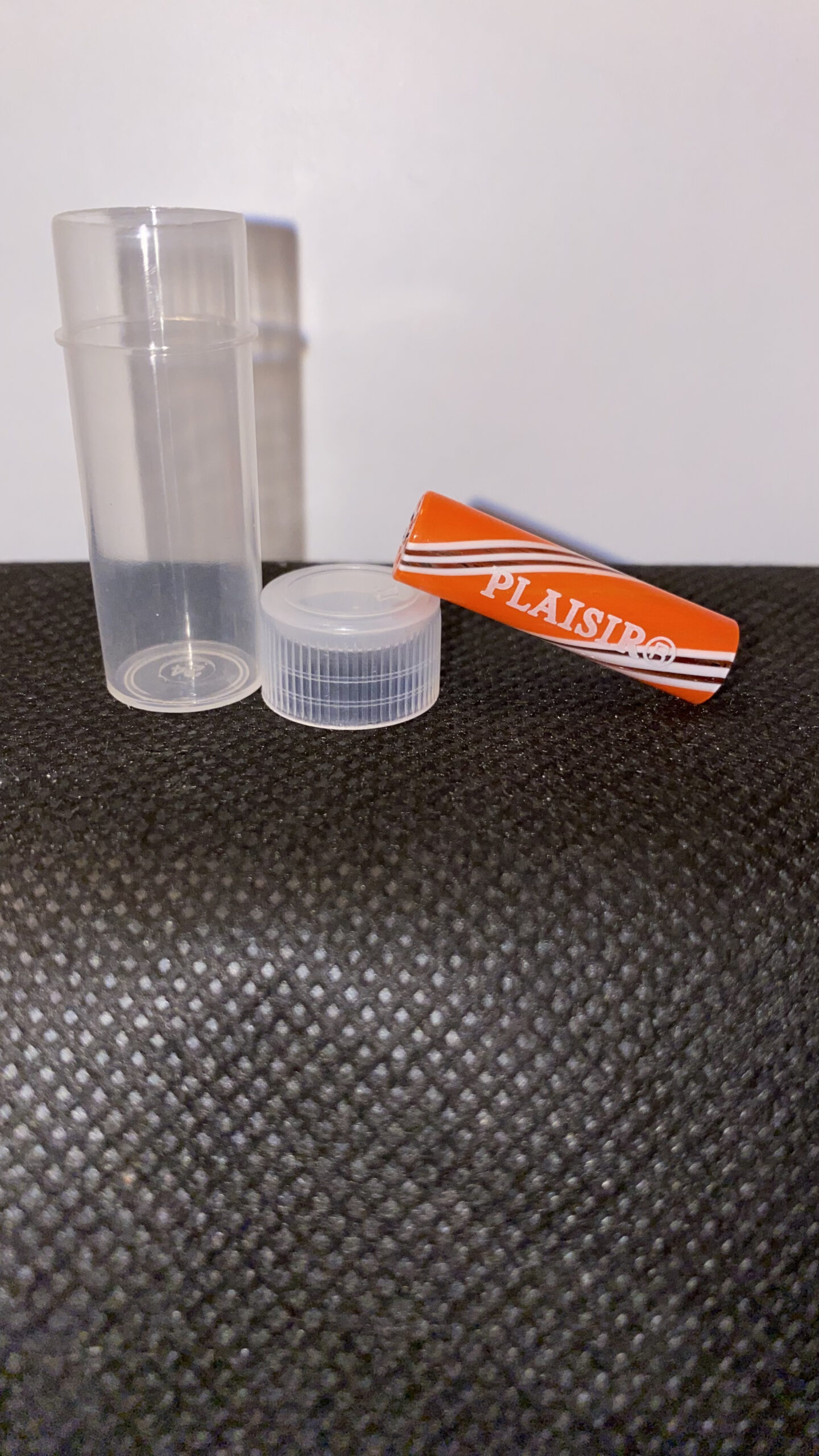 Plaisir Glastip 8mm x 3,5cm einzeln Rot