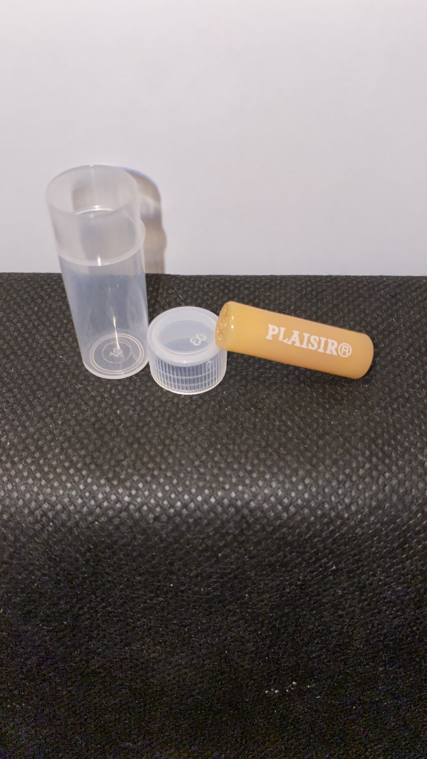 Nachhaltiger Glasfilter von Plaisir Helles Orange