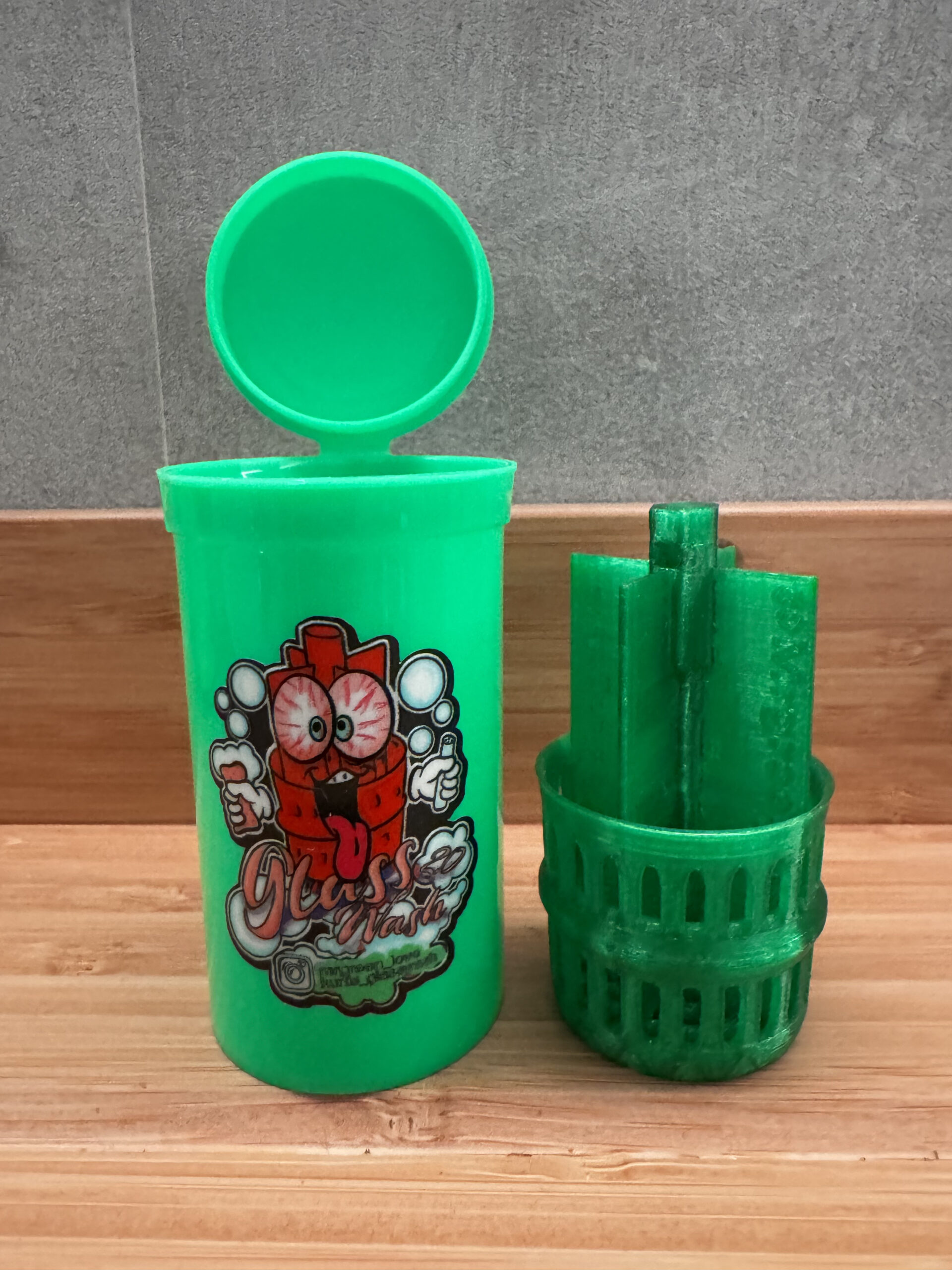 MR. GREENLOVE Glass Wash 2.0 Hellgrün Dunkelgrün