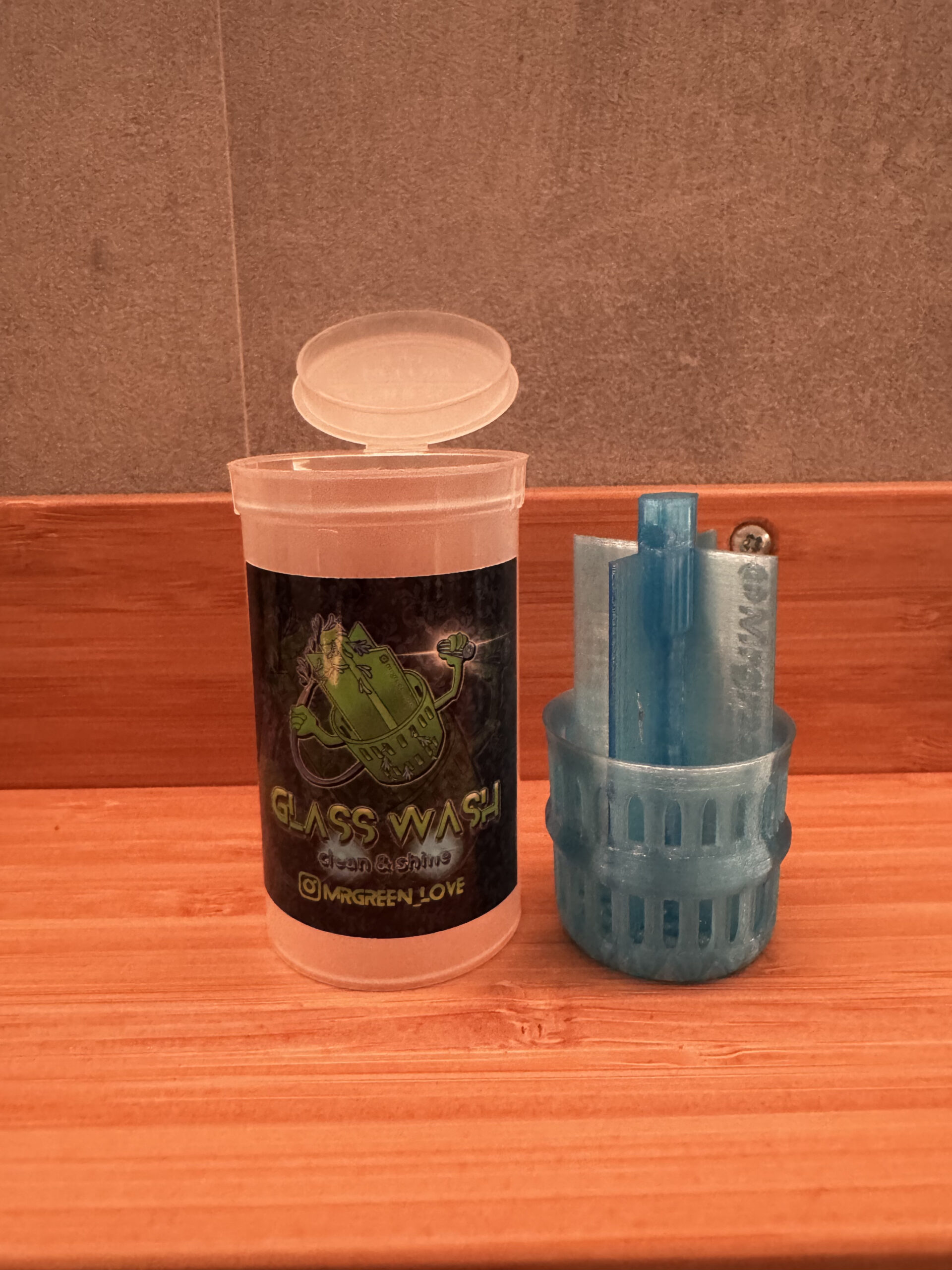 MR. GREENLOVE Glass Wash 2.0 Transparent Blau