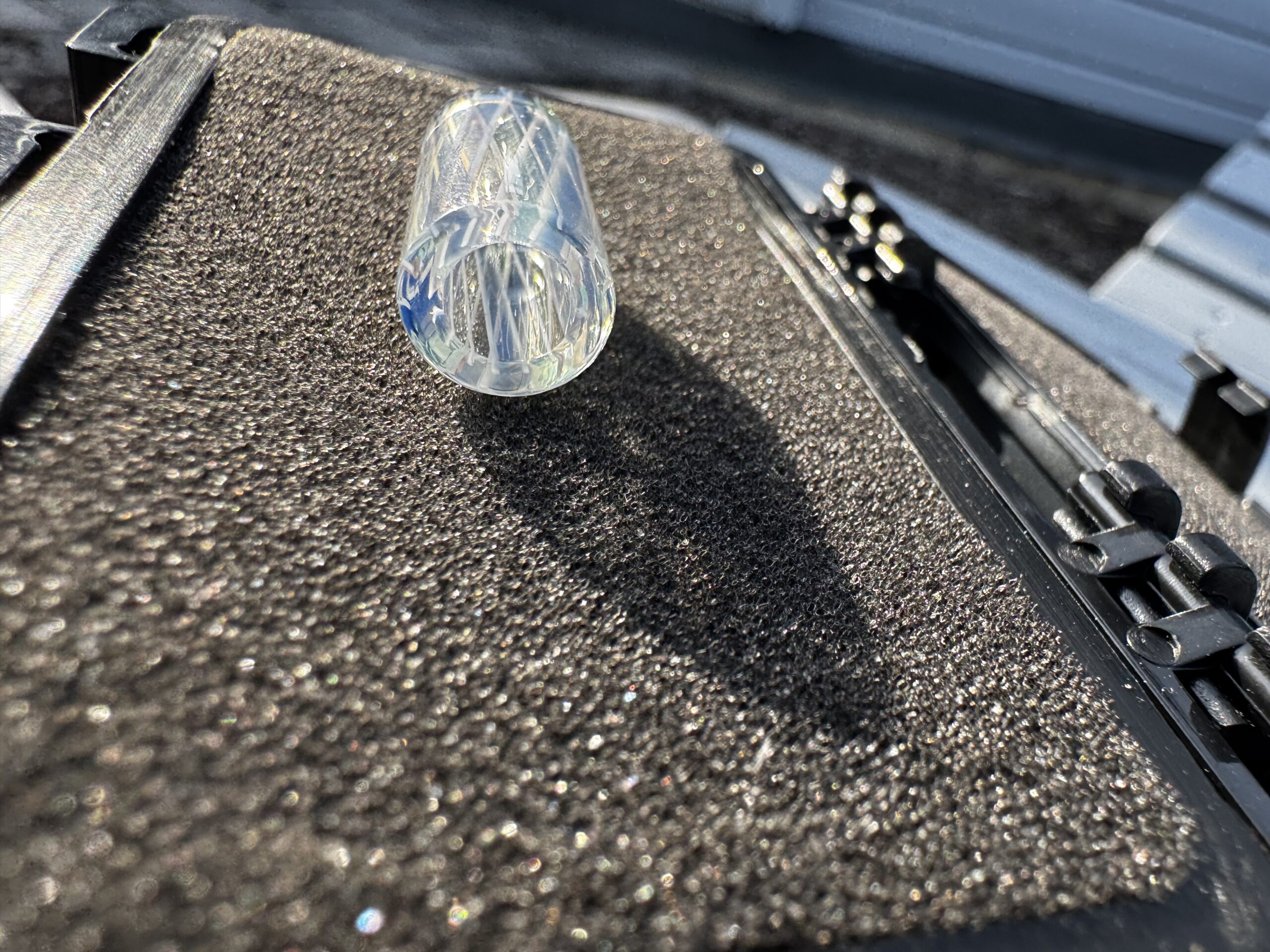 BradBGlass Glasfilter 9,8mm – UV / Retina Edition (Handmade in USA) Seitlich in Sonne