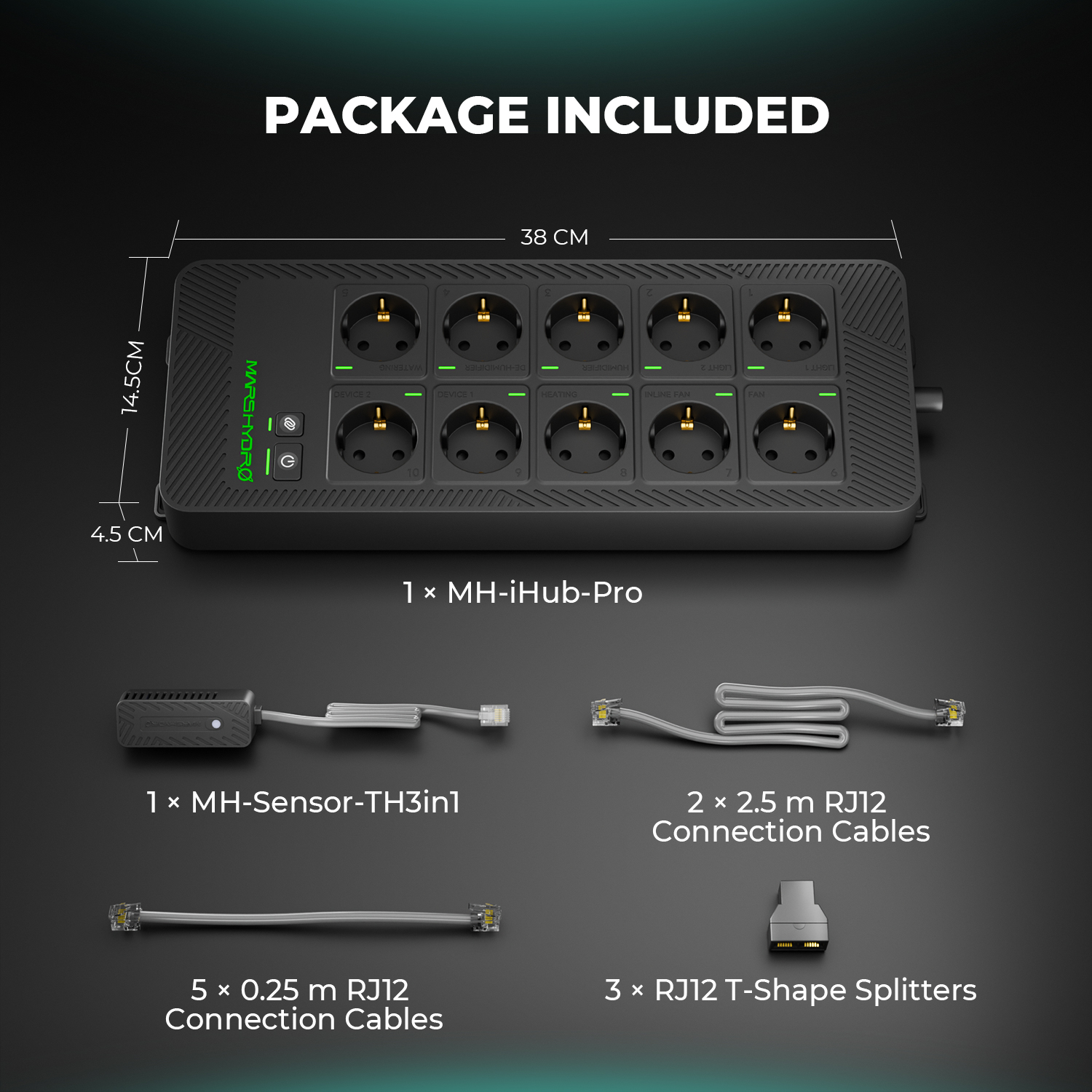 Mars Hydro iHub Packliste